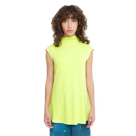 Ozai‎ N Ku Women's Size S Raquet Tank Top in Lime - Picture 1 of 7